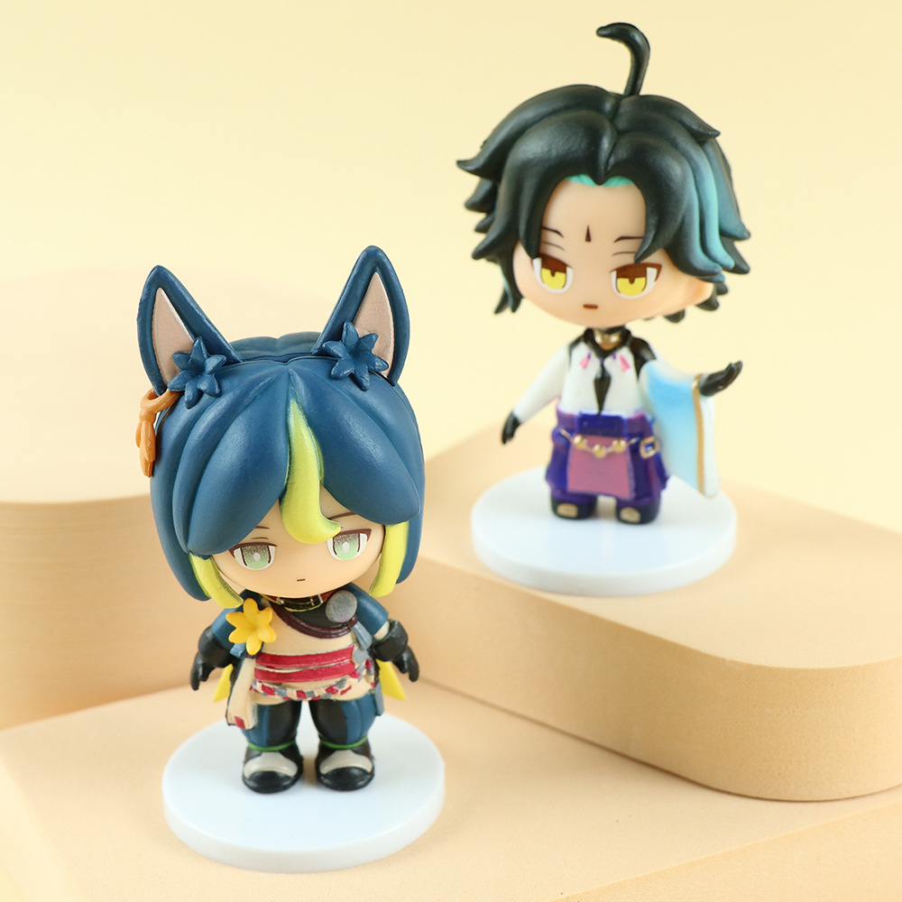 Set 6 Mô Hình Nhân Vật MiHoYo 7-8cm Bằng PVC