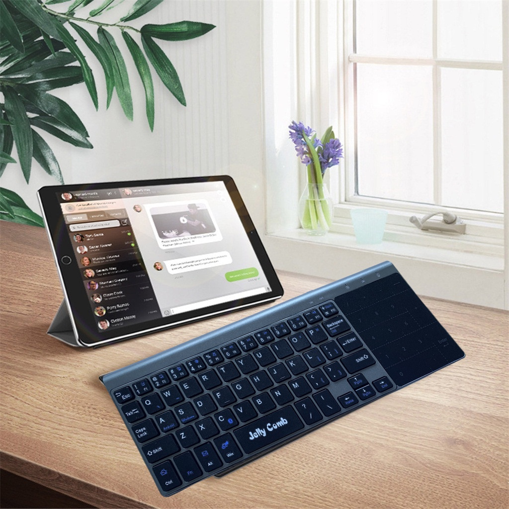 Bàn Phím Không Dây Bluetooth / 2.4G Siêu Mỏng Cho Tablet TV Thông Minh / Laptop / Điện Thoại Cảm Ứng