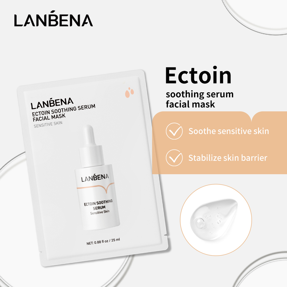 【10PCS】Set 10 Mặt Nạ Lanbena 25ml Dưỡng Ẩm Làm Trắng Sáng Và Chống Nếp Nhăn