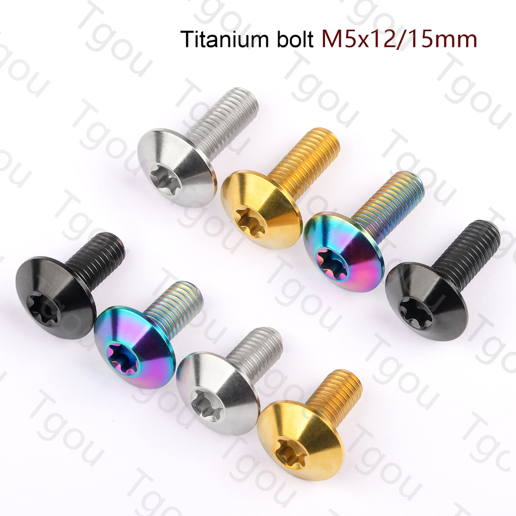 Ốc Vít Titan M5x12 / 15mm Chuyên Dụng Cho Xe Mô Tô