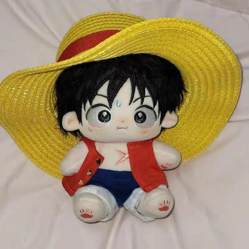Búp Bê Nhồi Bông 20cm Hình Luffy Anime Thời Trang