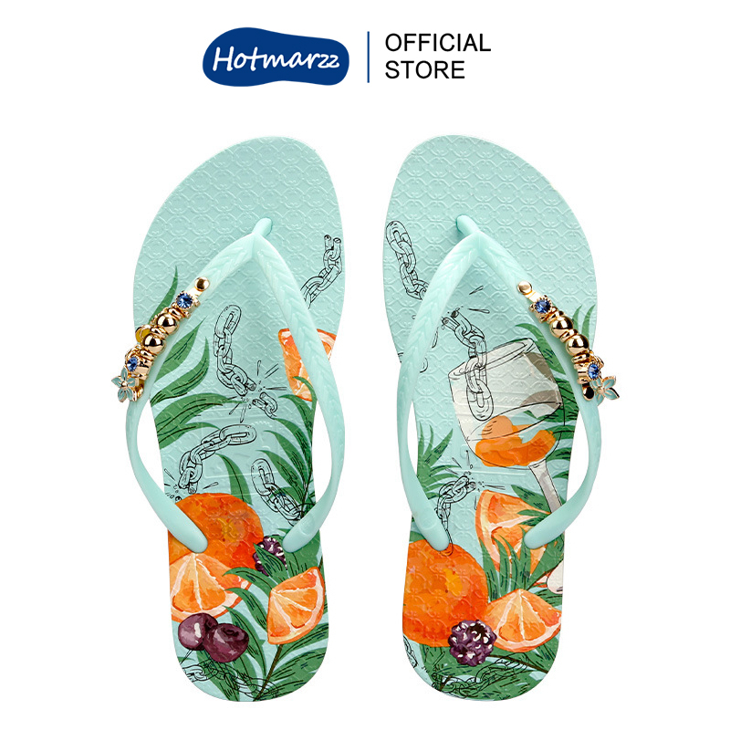 Hotmarzz Dép Xỏ Ngón Chống Trượt Khóa Đồng Thời Trang Cho Nữ HM5424