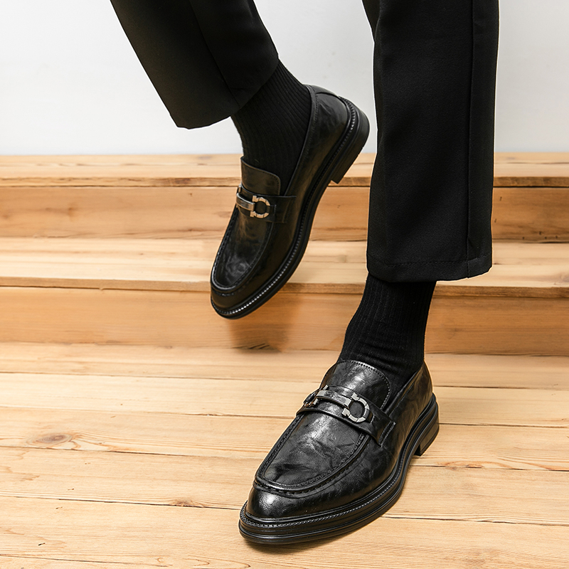 Giày Lười Da Mềm Thời Trang Cho Nam