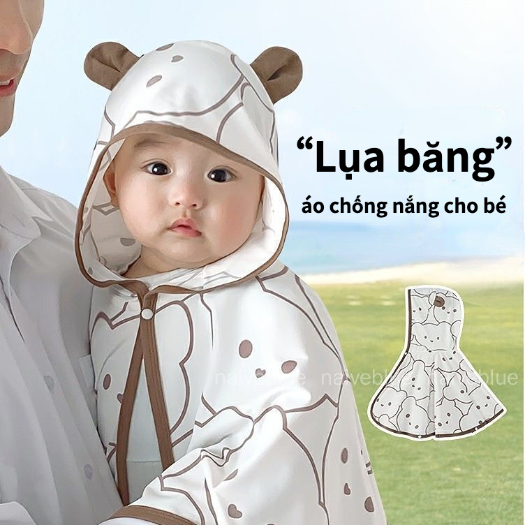 Áo Khoác Chống Nắng Bằng Lụa Mát Thời Trang Mùa Hè Cho Bé Trai Sự Bảo Vệ