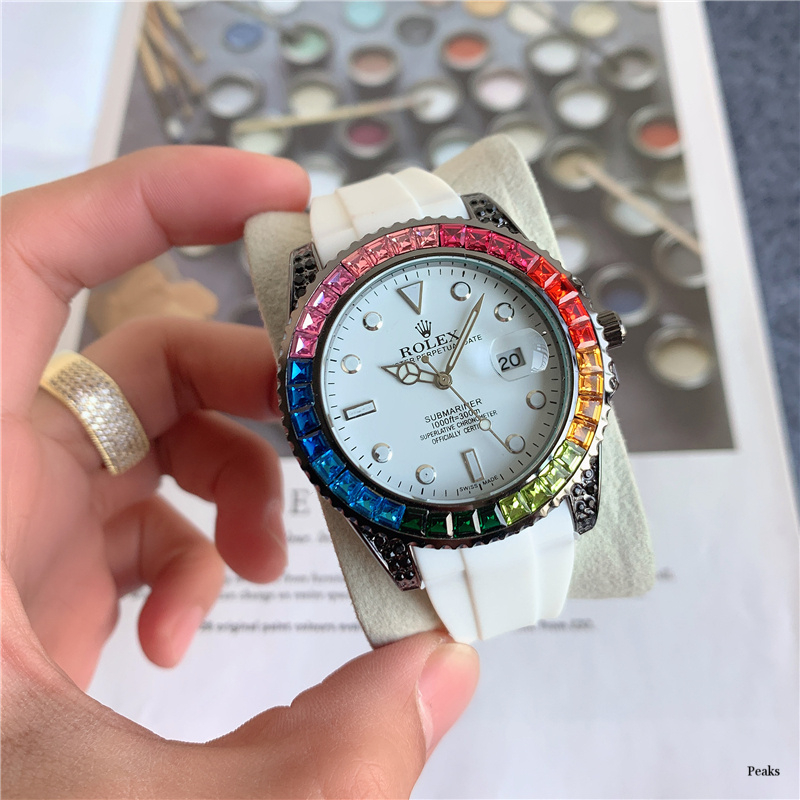 Đồng Hồ Quartz Nam Dây Cao Su Chống Nước