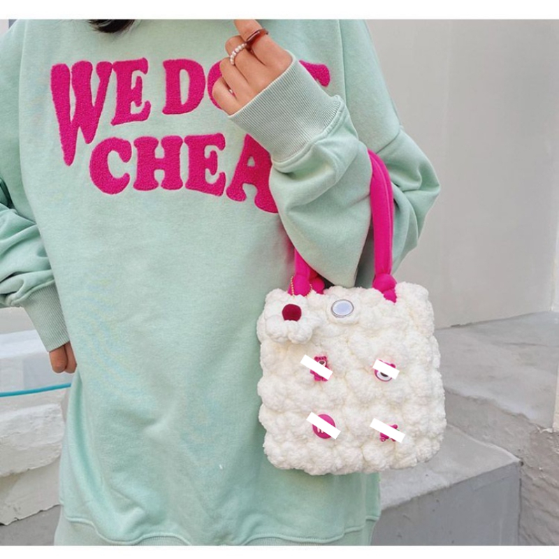 Túi Đeo Chéo Hình Đám Mây Đan Thủ Công diy Cho Bạn Gái