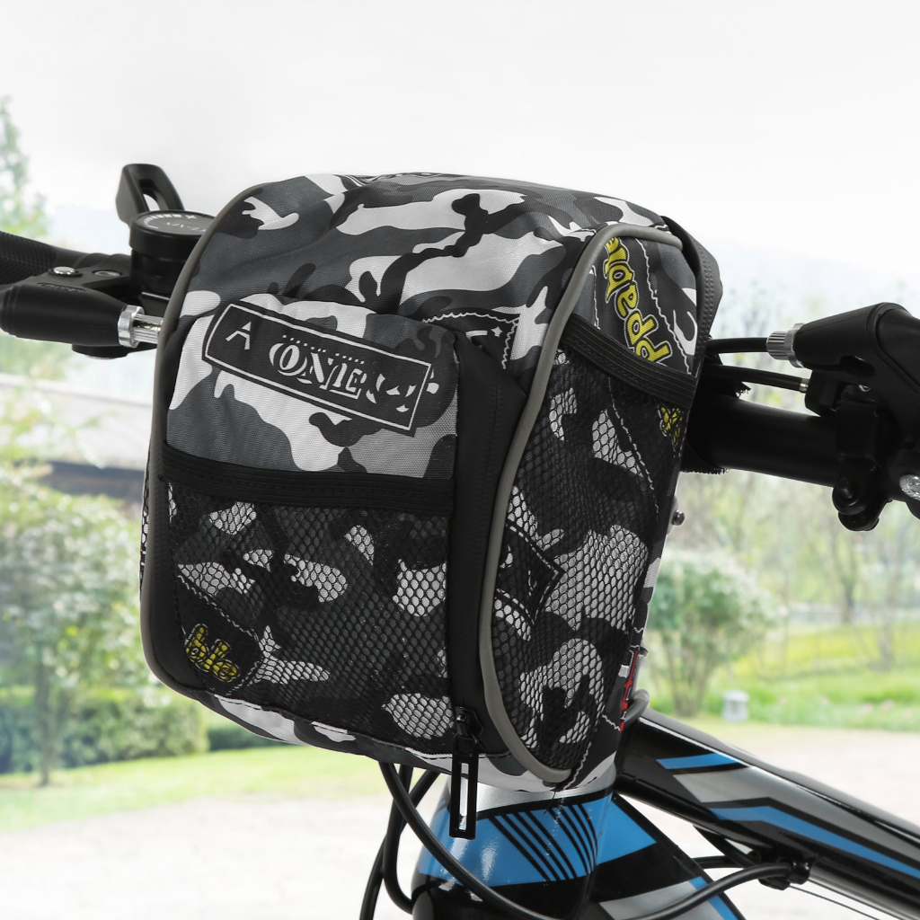 Túi Treo Tay Lái Xe Đạp Chống Nước Đa Năng Đi Cho Điện   Máy Ba Bánh- Túi Đựng Đồ Treo Khung Xe Đạp Aiseo Biking