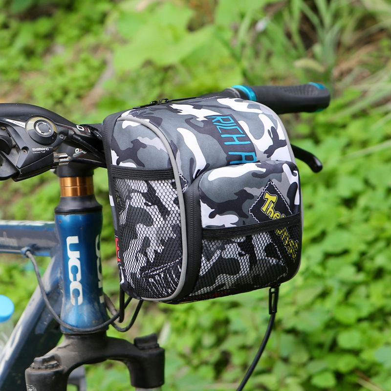 Túi Treo Tay Lái Xe Đạp Chống Nước Đa Năng Đi Cho Điện   Máy Ba Bánh- Túi Đựng Đồ Treo Khung Xe Đạp Aiseo Biking