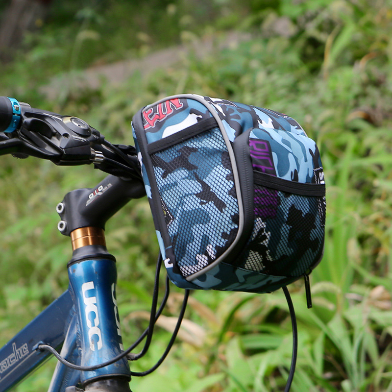 Túi Treo Tay Lái Xe Đạp Chống Nước Đa Năng Đi Cho Điện   Máy Ba Bánh- Túi Đựng Đồ Treo Khung Xe Đạp Aiseo Biking