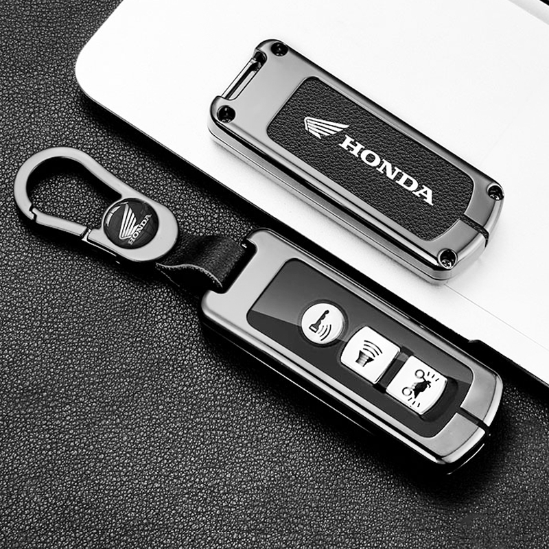 Ốp Chìa Khóa Xe Máy Honda SH 16-23 SH Mode PCX Hợp Kim Kẽm Cao Cấp Vỏ Bọc Chìa Khóa Cho Honda Pcx SH300i NF07 X-ADV XADV Forza 300 /Bao Chìa Khóa Honda SH, PCX, SH Mode, Cub 125, Adv