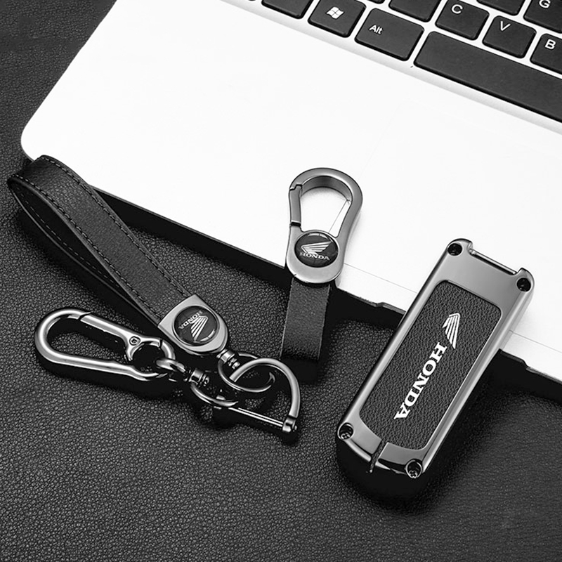 Ốp Chìa Khóa Xe Máy Honda SH 16-23 SH Mode PCX Hợp Kim Kẽm Cao Cấp Vỏ Bọc Chìa Khóa Cho Honda Pcx SH300i NF07 X-ADV XADV Forza 300 /Bao Chìa Khóa Honda SH, PCX, SH Mode, Cub 125, Adv