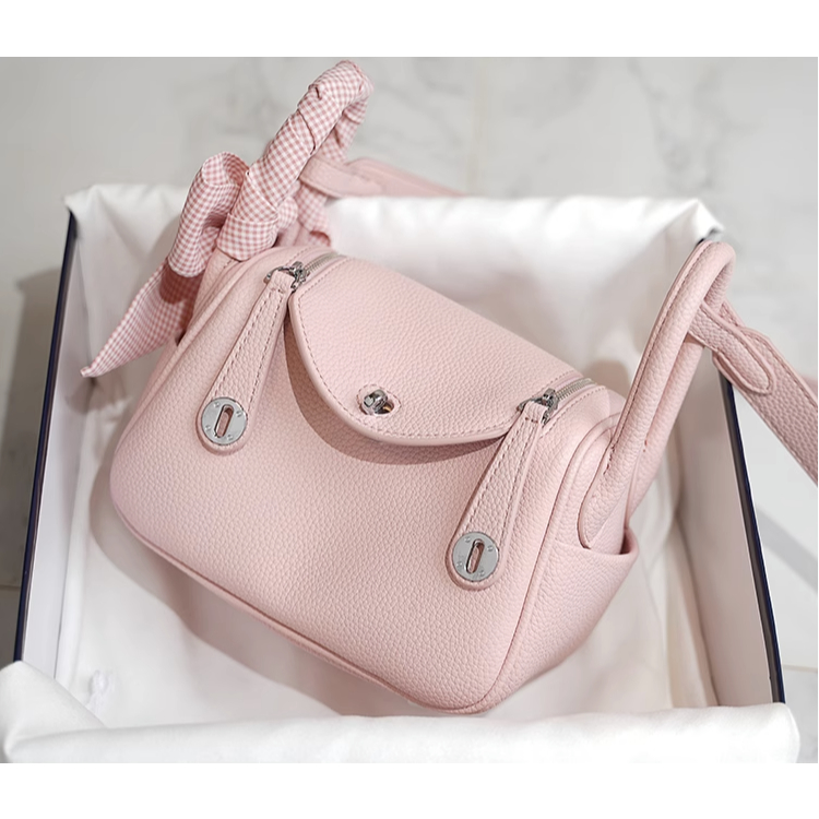 Túi Xách Da Bò Thật Cao Cấp 19cm Phối Khóa Bạc Thời Trang 2023777777