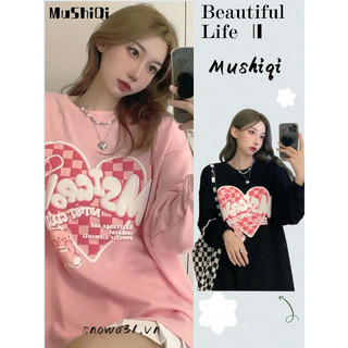 Áo sweater Tay Dài In Họa Tiết graffiti Phong Cách Nhật Bản Mới Cho Nữ