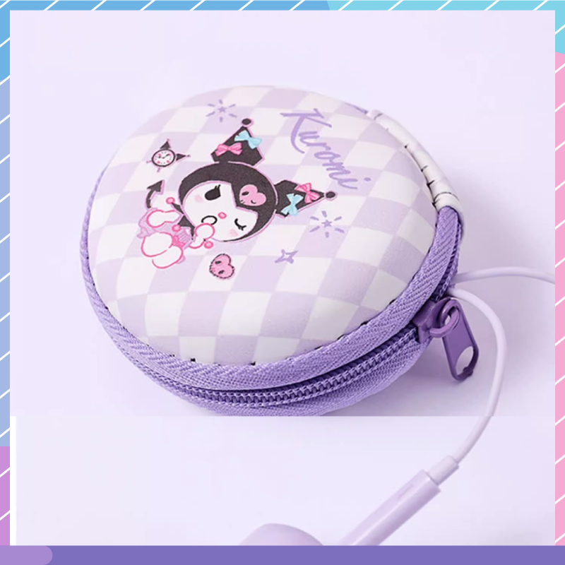 Sanrio Joint Tai Nghe Nhét Tai TYPE-C Có Dây Nhiều Màu Kèm Túi Đựng Cho Điện Thoại / Máy Tính