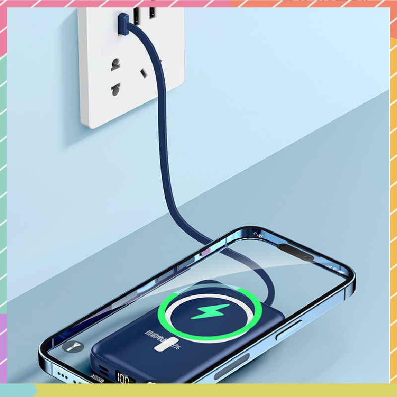 Cục Sạc Nhanh Không Dây 10000Mah Có Nam Châm