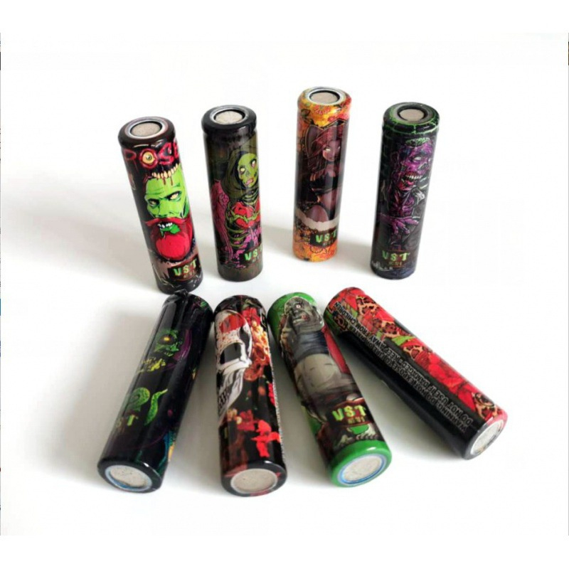 18650 pin pvc skin sticker shrinkable wrap cover sleeve for battery wrapper