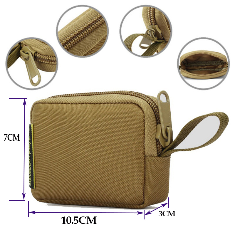 Ví Vuông Đựng Thẻ / Chìa Khóa Chống Thấm Nước Tiện Dụng Cho Hoạt Động Ngoài Trời