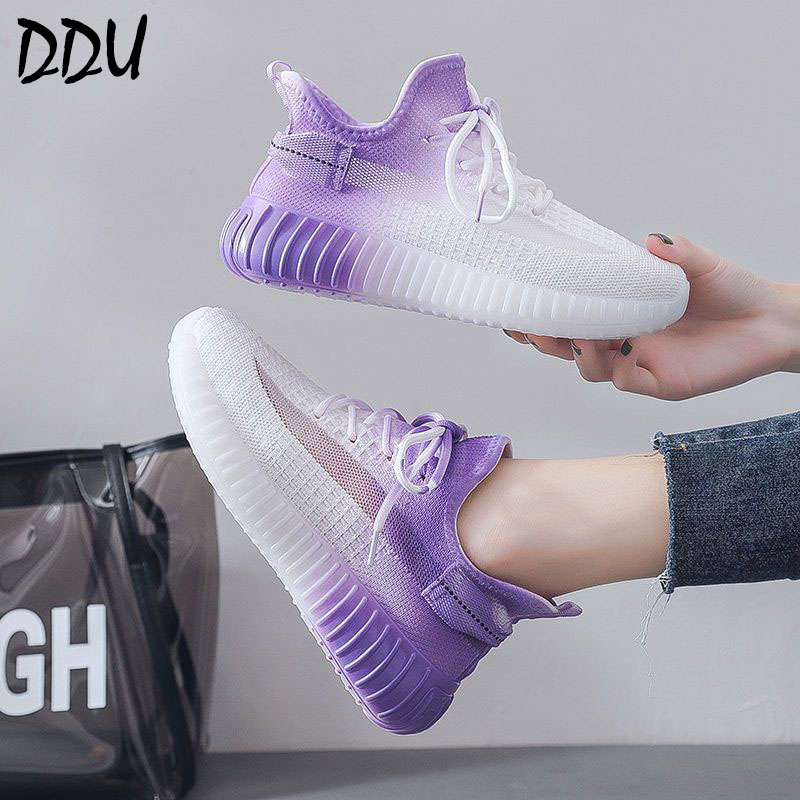 🔥DDU Giày Thể Thao Phối Lưới Siêu Nhẹ Thoáng Khí Thời Trang Mùa Hè 2023 Mới Cho Nữ