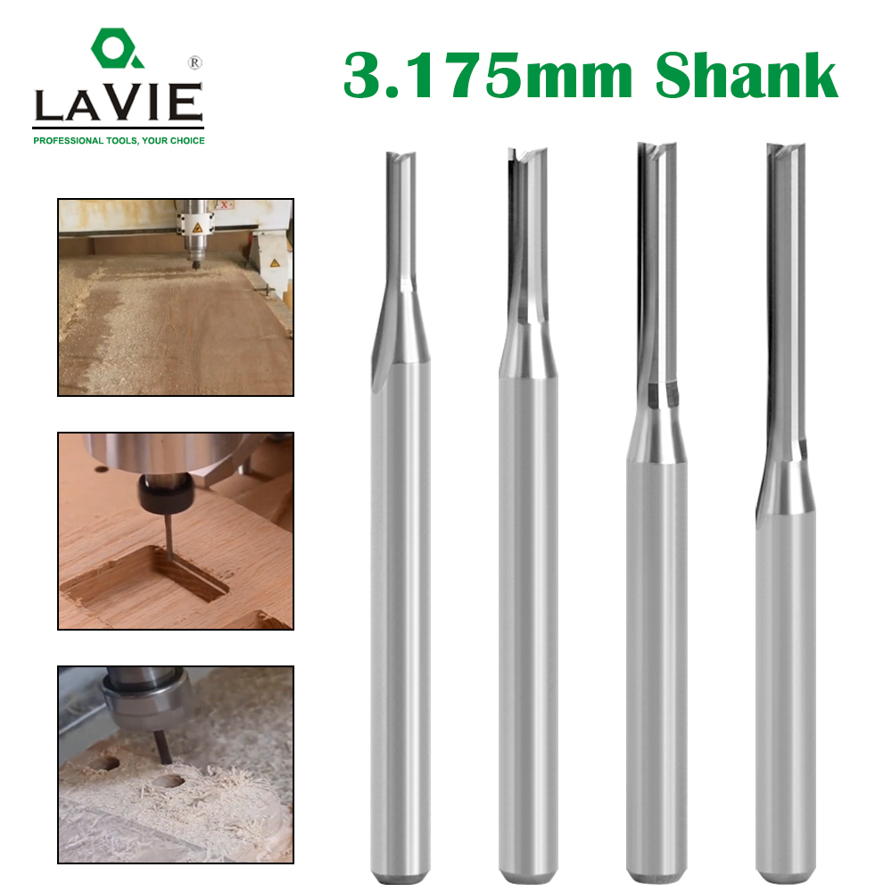 Bộ Mũi Khoan Gỗ Hai Đầu 3.175mm c z03b0 Bằng Hợp Kim cnc Chất Lượng Cao