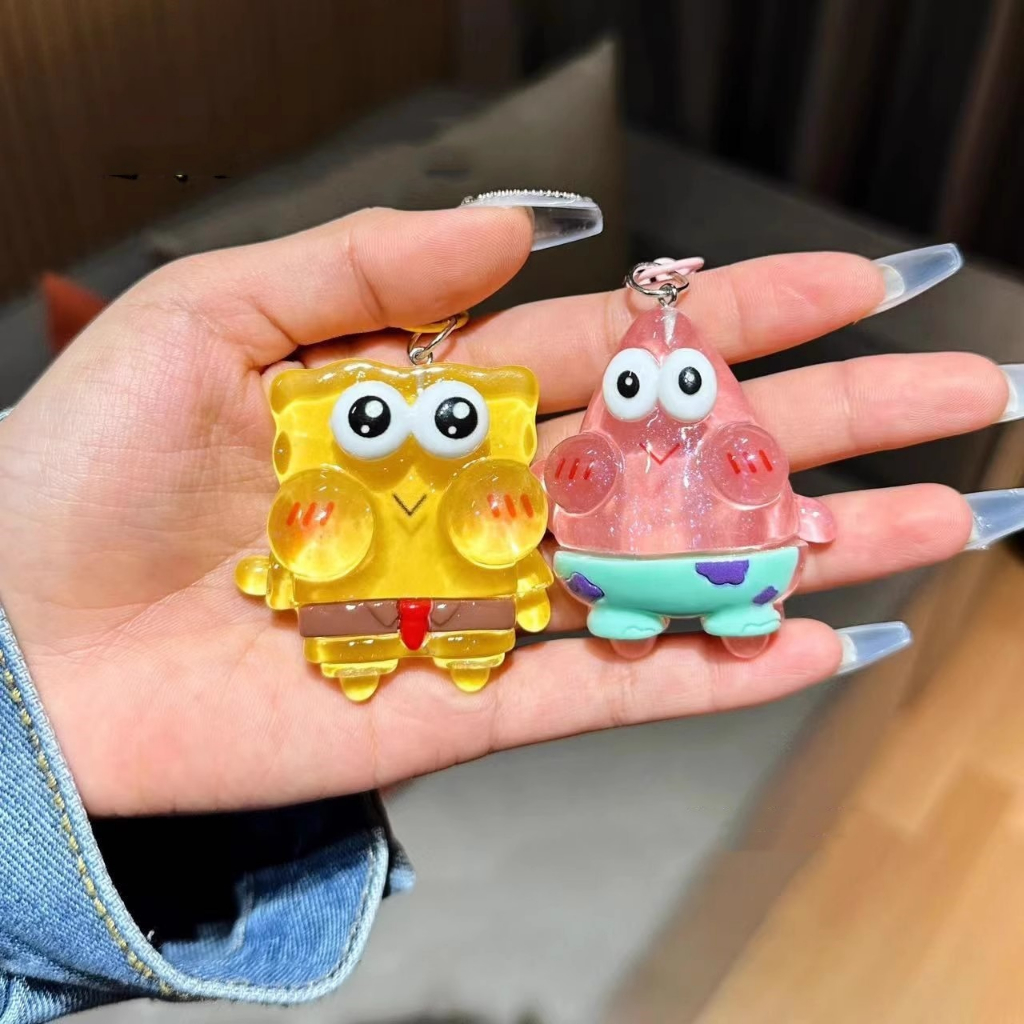 Móc Khóa Hình Bọt Biển QUENTIN Patrick Dễ Thương