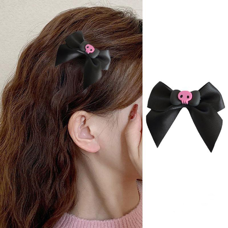 🎀 Kẹp Tóc Nơ Kuromi Cá Tính Ngọt Ngào Dành Cho Học Sinh