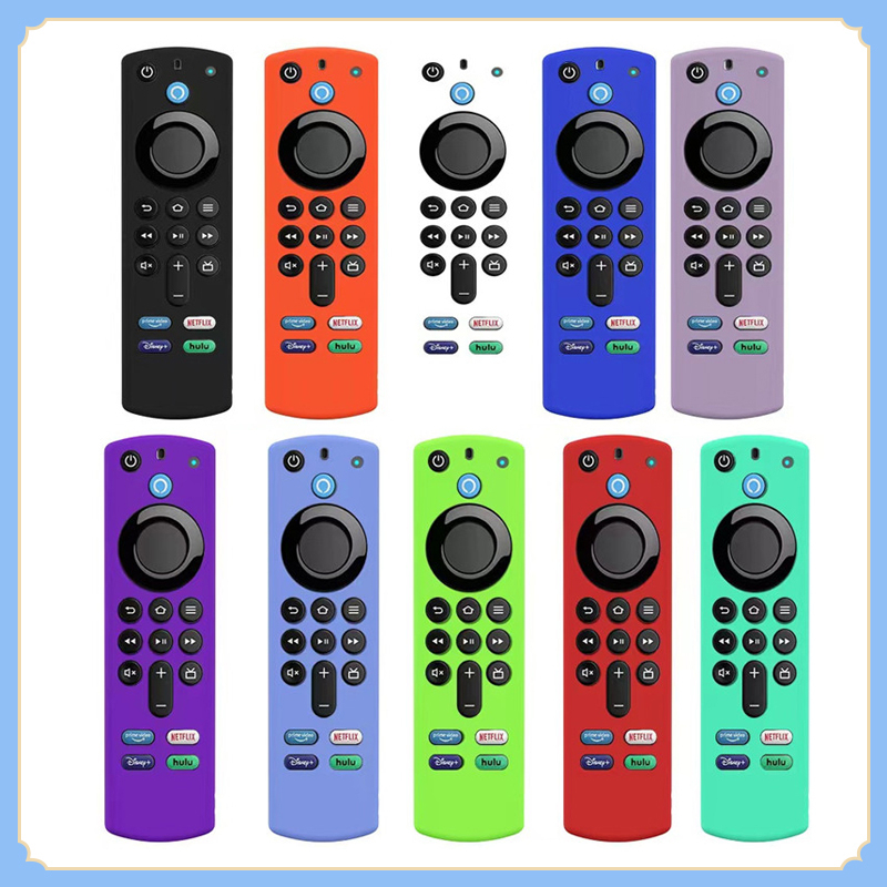 Vỏ Silicone Bảo Vệ Điều Khiển Từ Xa Cho Amazon L5B83G Fire TV Stick 4K 3rd generation