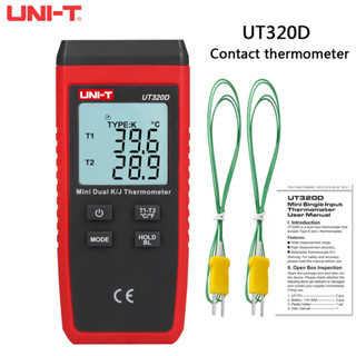 Nhiệt Kế uni-t ut320d ut320a mini Hai Kênh k / j