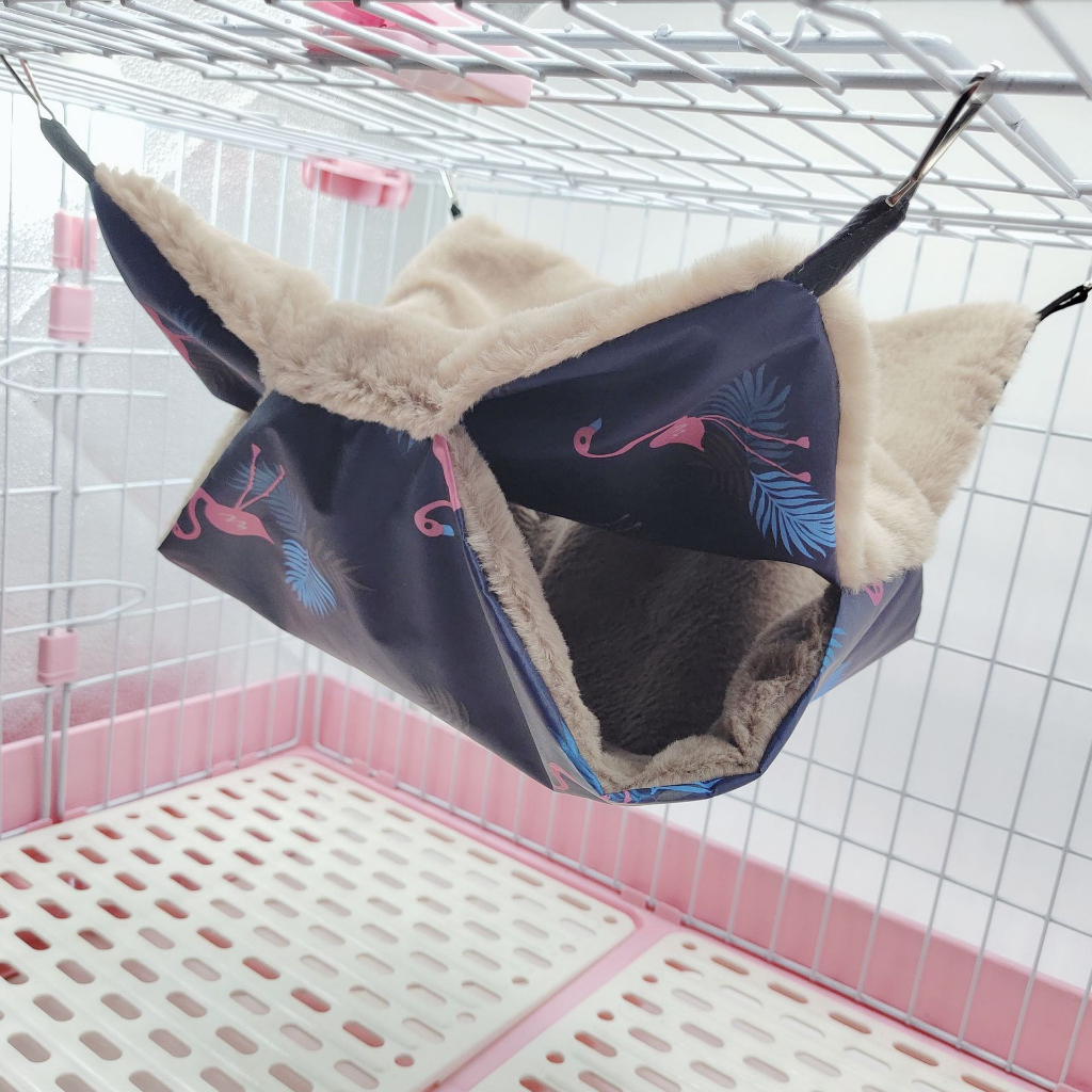 Võng ấm hai lớp dành cho thú cưng Dễ dàng vệ sinh và lắp đặt Túi ngủ Sóc treo Hydrogen065