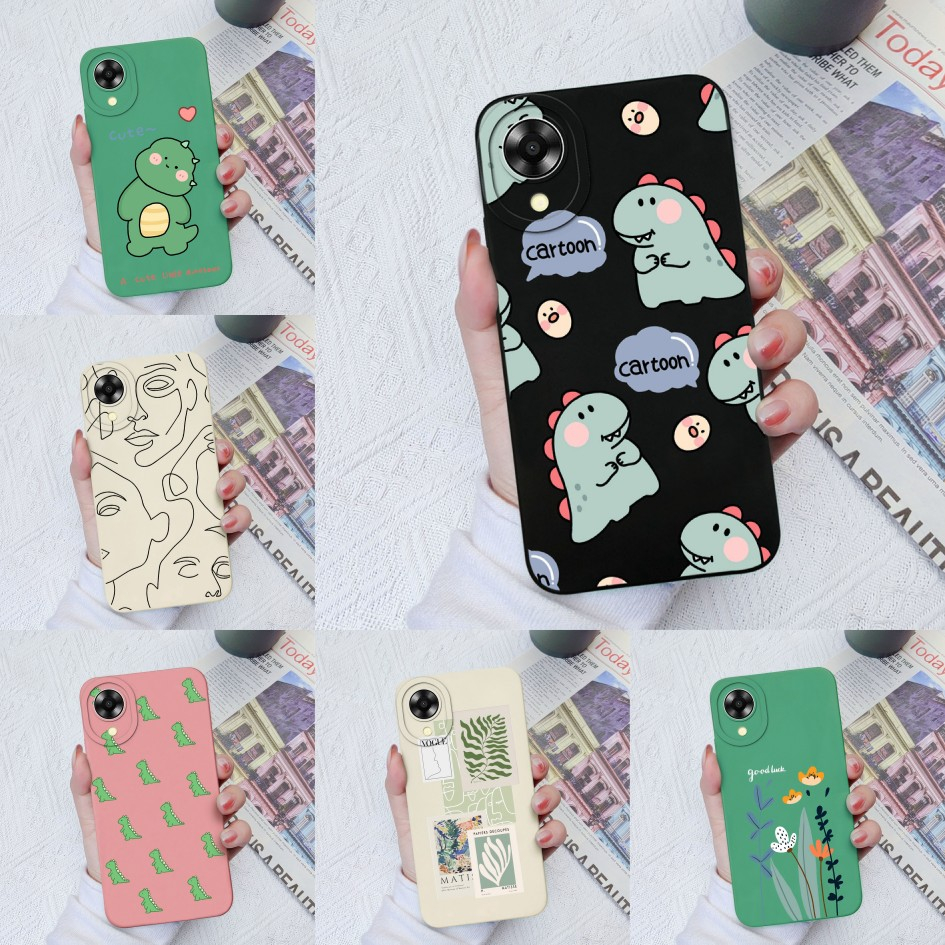 Ốp điện thoại Silicone Cao CấP Cho Oppo A17 A17K Oppo A 17 A17 K CPH2471 CPH2477