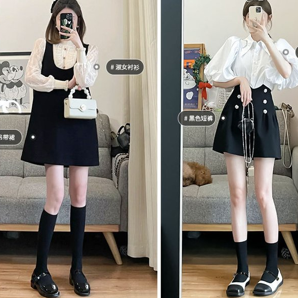 Giày búp bê nữ lolita đế PU 5 cm siêu nhẹ  giày oxford mũi vuông da bóng siêu đẹp mã L17