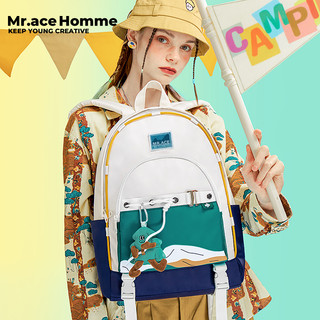 Mr. ace Homme Bag Ba Lô Đi Học Đựng Máy Tính Sức Chứa Lớn Cá Tính Ngoài Trời Chính Hãng Cho Nữ Sinh Trung Học
