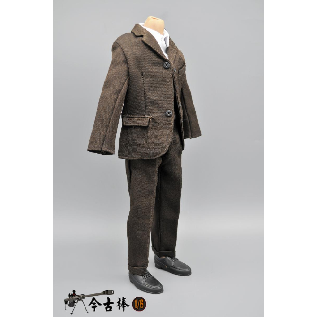 Bộ Quần Áo Vest Màu Nâu Cho Mô Hình Nam 12 "Tỷ Lệ 1 / 6