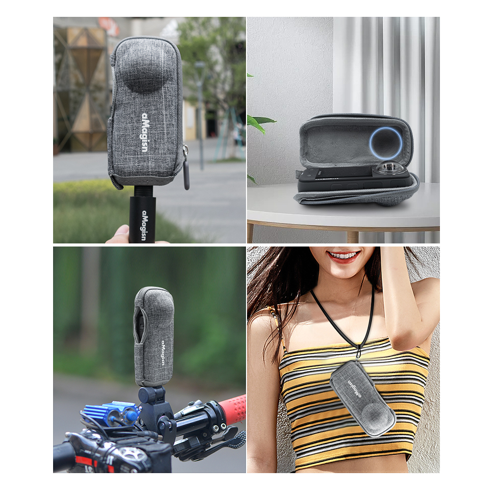 Túi Đựng Bảo Vệ Máy Ảnh insta360 x3 one x2 Không Gây Kích Ứng Tiện Dụng