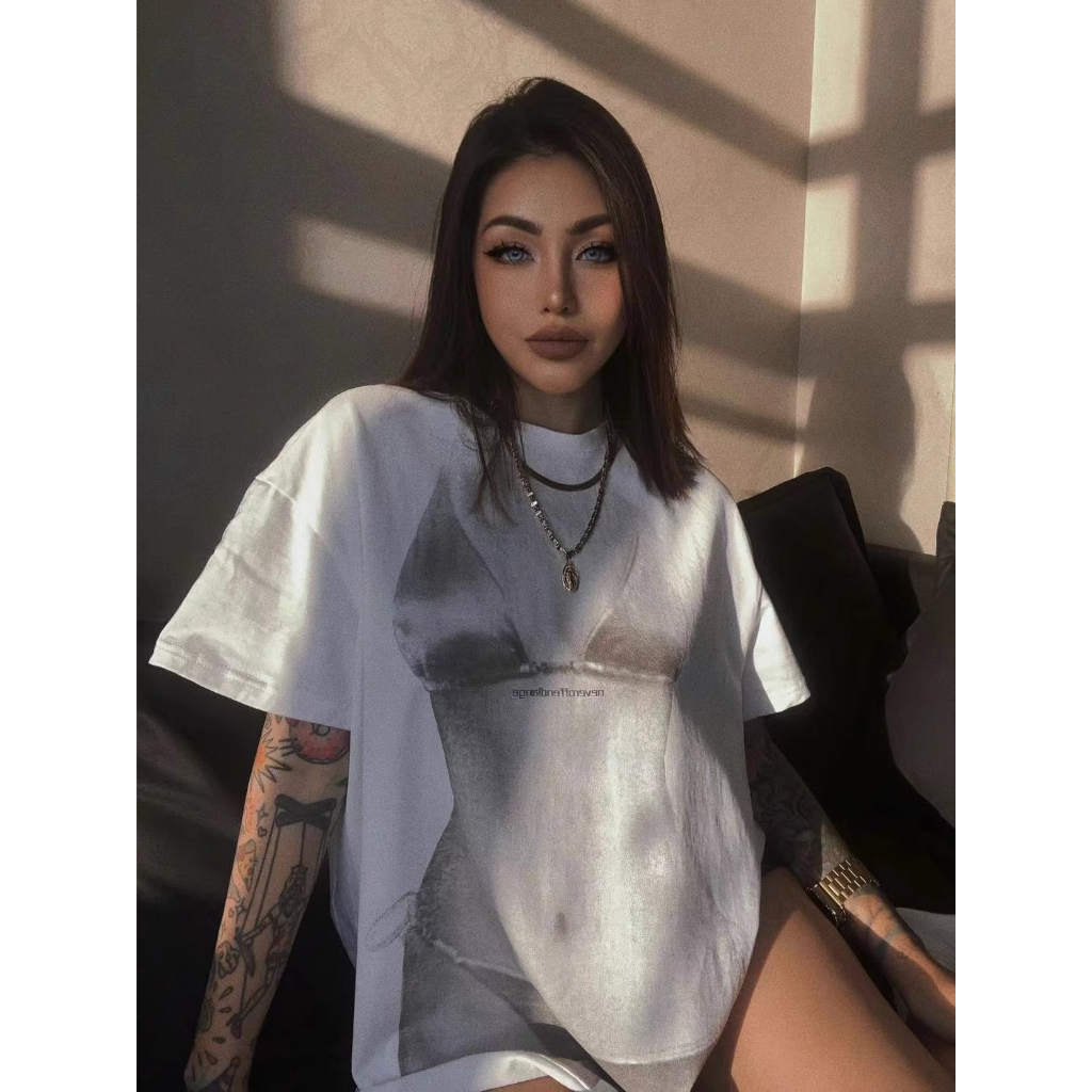 Áo Thun Ngắn Tay Dáng Ôm Thời Trang Mùa Hè Hàn Quốc Dành Cho Nữ