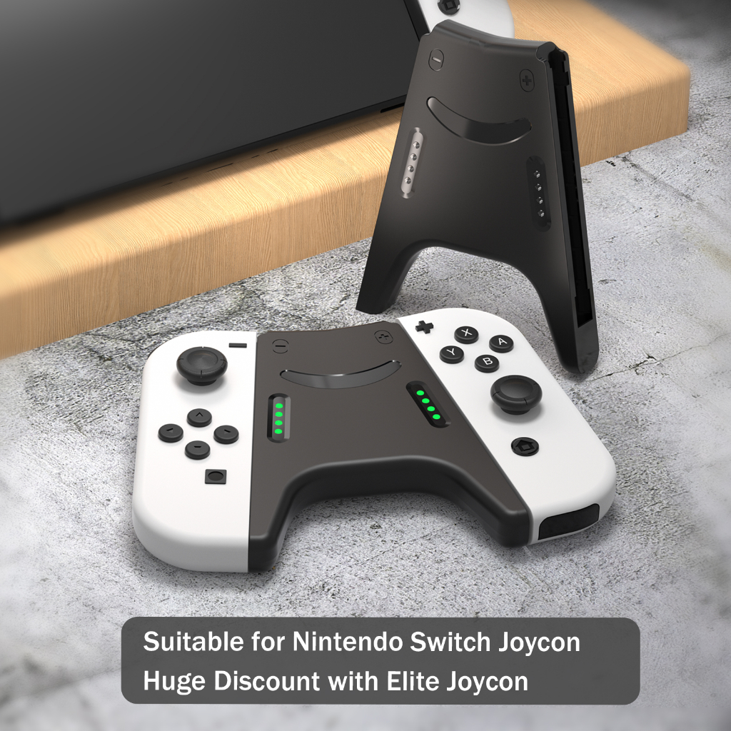 Tay Cầm Chơi Game Nintendo Switch Joy-Con Elite IINE Không Cần Sạc Đa Năng Hình Chữ Nhật