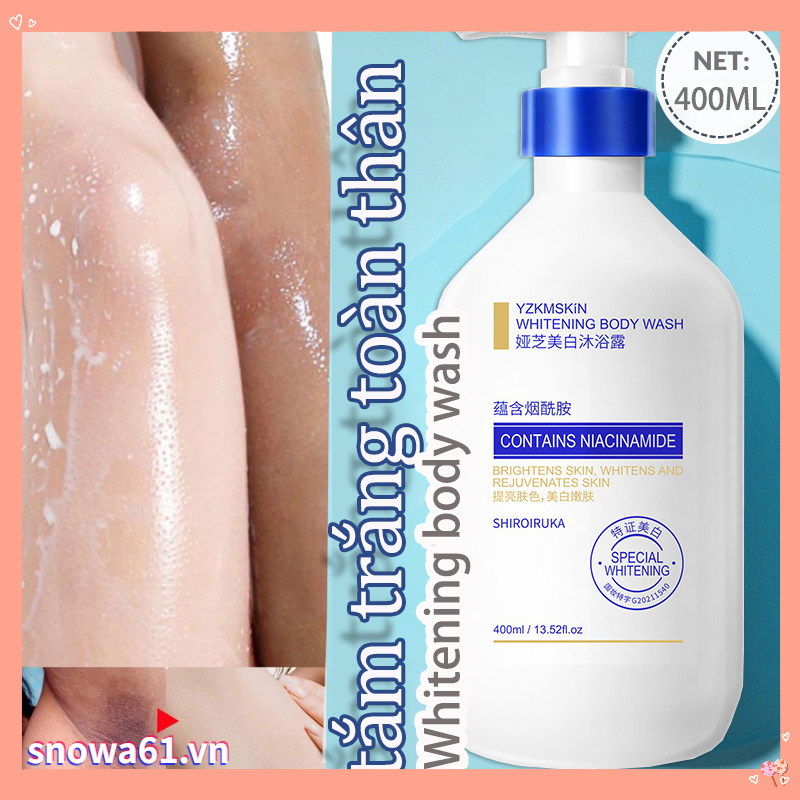 Sữa tắm làm trắng cơ thể Sữa tắm làm trắng cơ thể 400ml