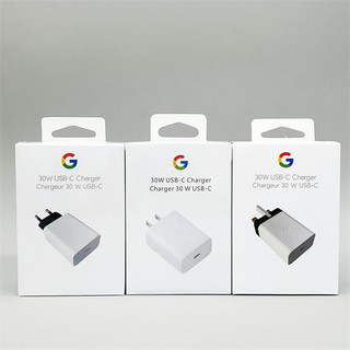 Google củ sạc nhanh 30w eu / us / uk chuyển đổi usb c sang type c cho pixel 7 6 5 pro 6a 5a 4a