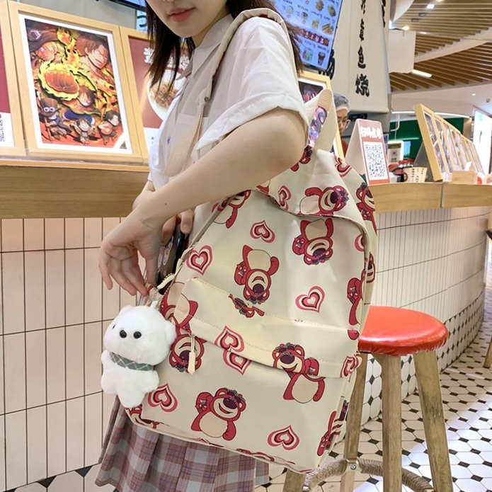 ENVIROSAX Thời trang Hàn Quốc phiên bản sinh viên túi sách giải trí công suất lớn nữ