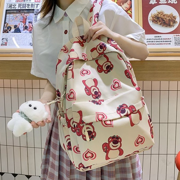 ENVIROSAX Thời trang Hàn Quốc phiên bản sinh viên túi sách giải trí công suất lớn nữ