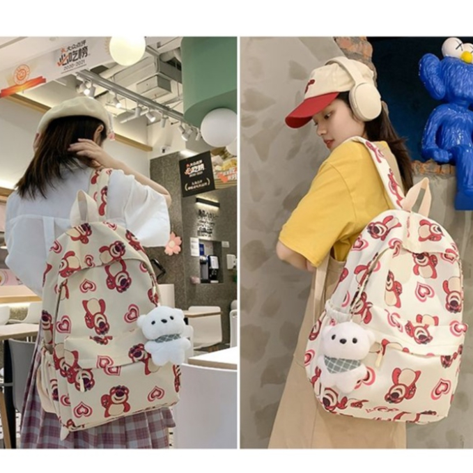 ENVIROSAX Thời trang Hàn Quốc phiên bản sinh viên túi sách giải trí công suất lớn nữ