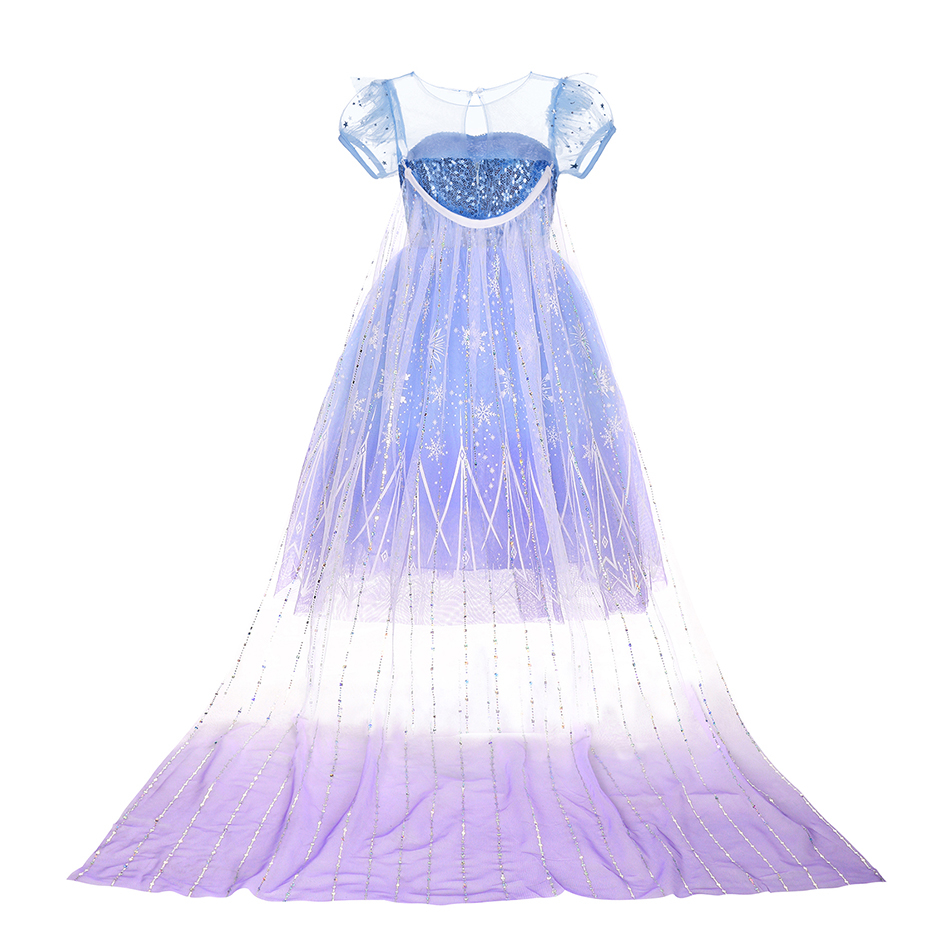 Đầm Hóa Trang Công Chúa Elsa Có Đèn LED Cho Bé Gái
