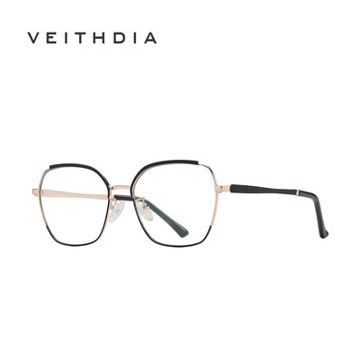Veithdia Kính Mắt Gọng Kim Loại Chống Bức Xạ Thời Trang JS8636