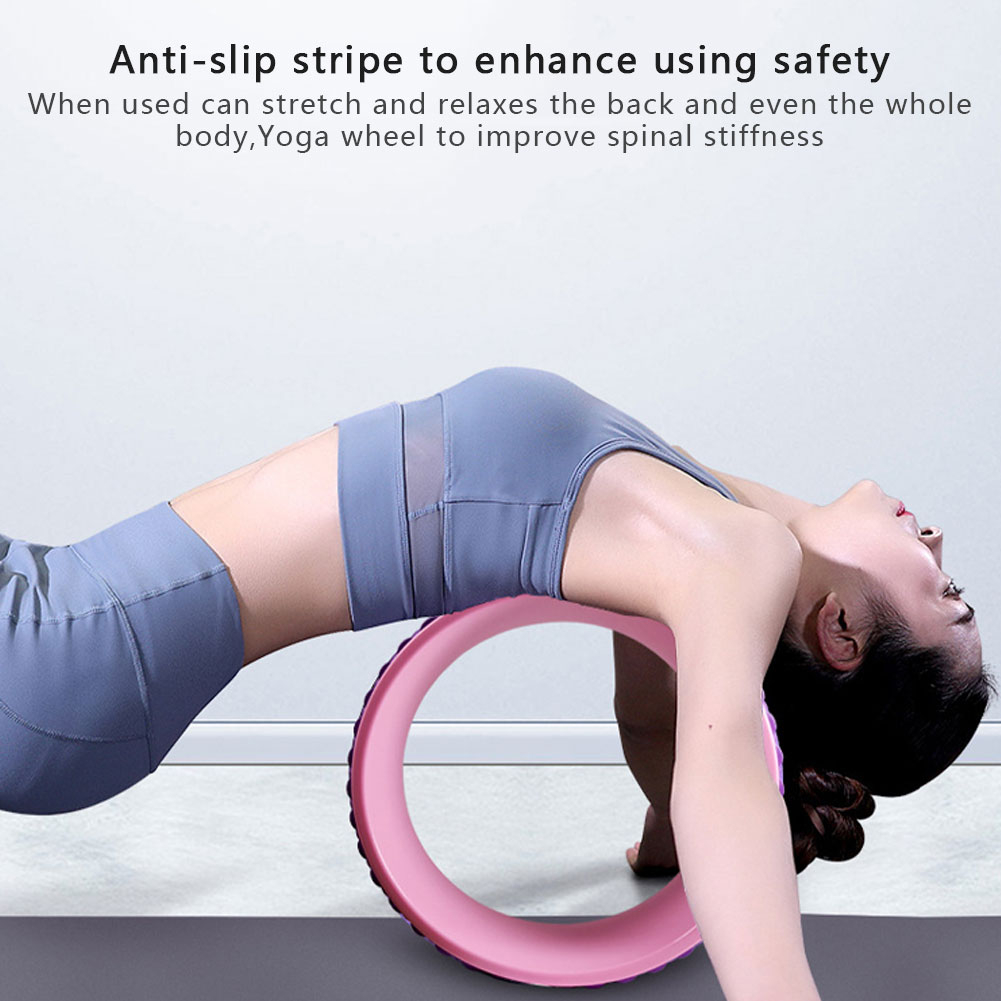 Vòng Tập Yoga, Vòng Yoga Pilates Nhựa ABS 32cm Tập Lưng Cao Cấp Chính Hãng Yoga Wheel OnBoard A.