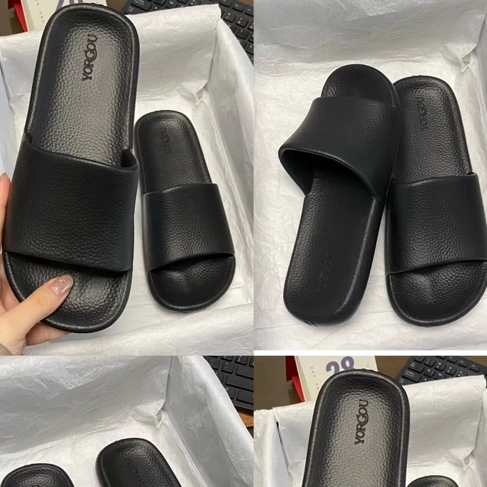 Dép Đi Trong Nhà Tắm Đế EVA Mềm Chống Trượt Thoải Mái Sang Trọng Cho Nam Nữ