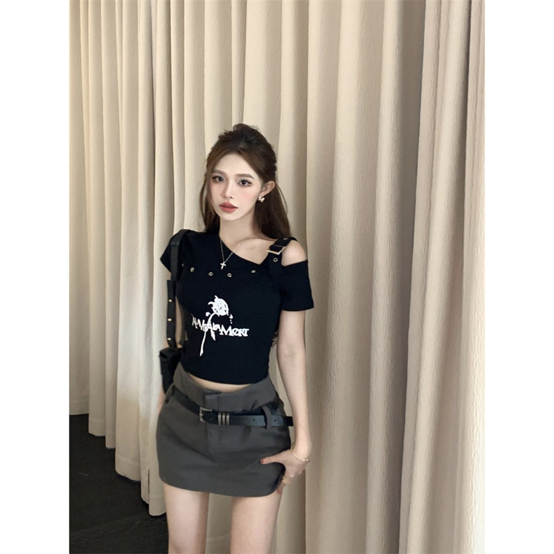 Áo Thun Tay Ngắn In Hình Hoa Hồng Thời Trang Dành Cho Nữ