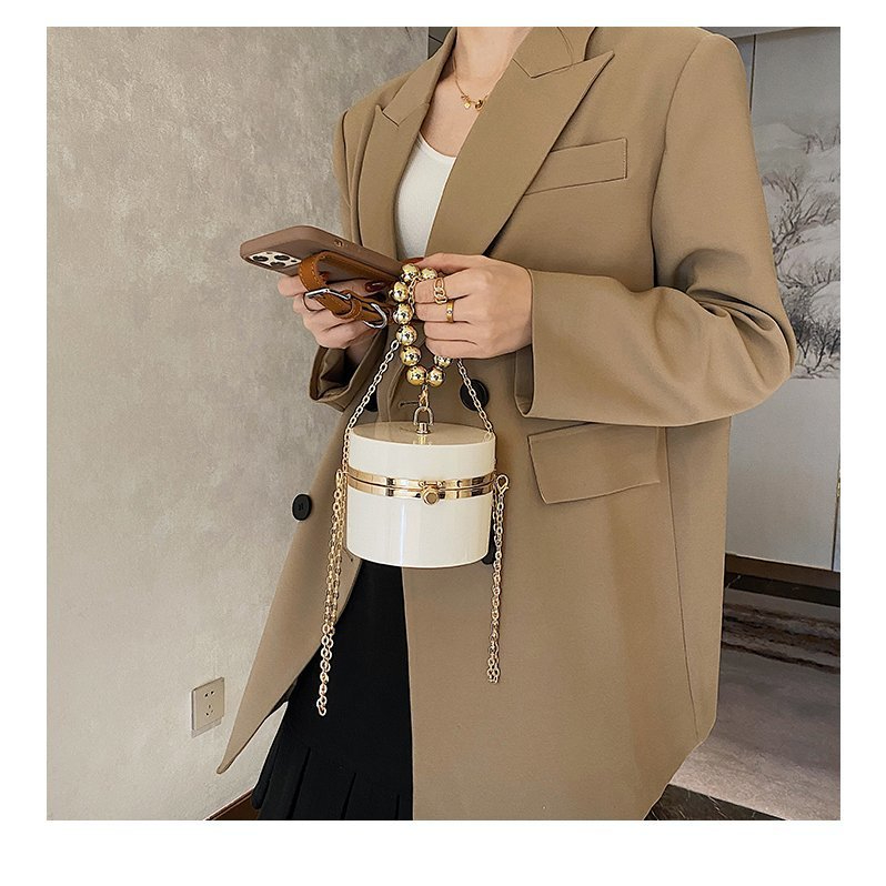 Túi xách tay đeo vai phối chuỗi xích đơn giản thời trang dành cho nữ