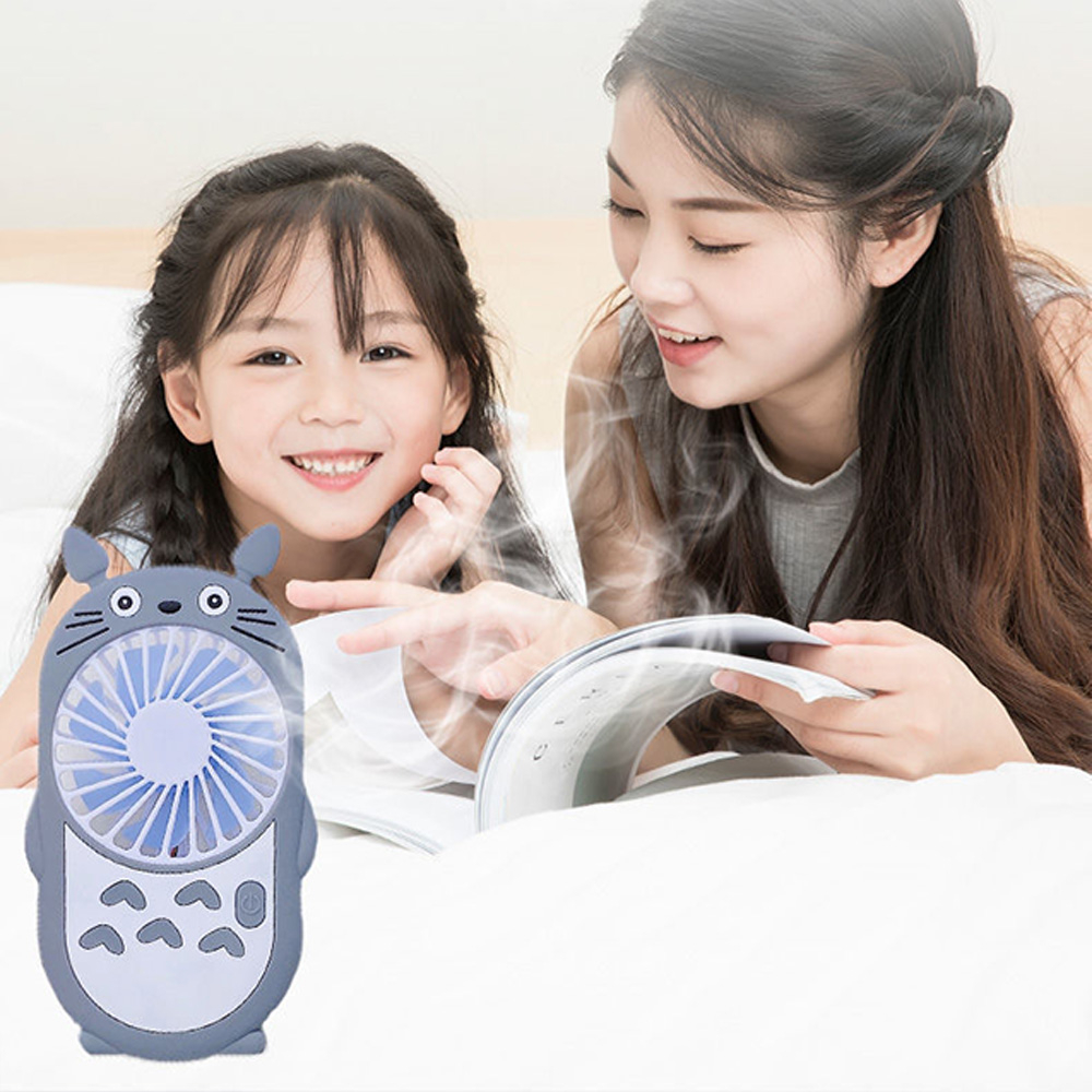 Quạt Cuộn mini Hình Hoạt Hình melody melody Thỏ doraemon pikachu mickey minnie Khủng Long Khủng Long totora cinnamoroll Gió Lớn