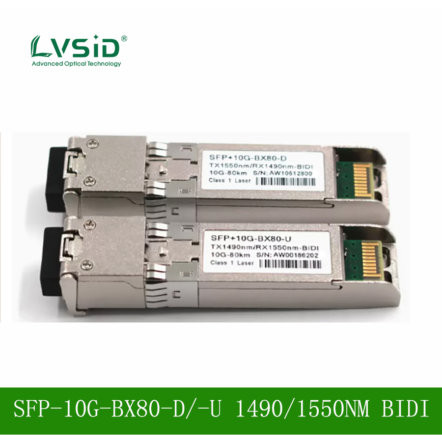 SFP-10G-BX80-D / SFP-10G-BX80-U 1490 / 1550NM TRUYỀN ĐỘNG TƯƠNG THÍCH ARISTA 10G 80KM