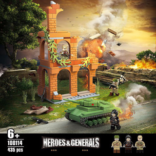 Soviet KV-2 Bộ Sưu Tập Xe Tăng Hạng Nặng Đồ Chơi Cho Người Hâm Mộ Quân Đội Cho Trẻ Em, Tương Thích Với Lego