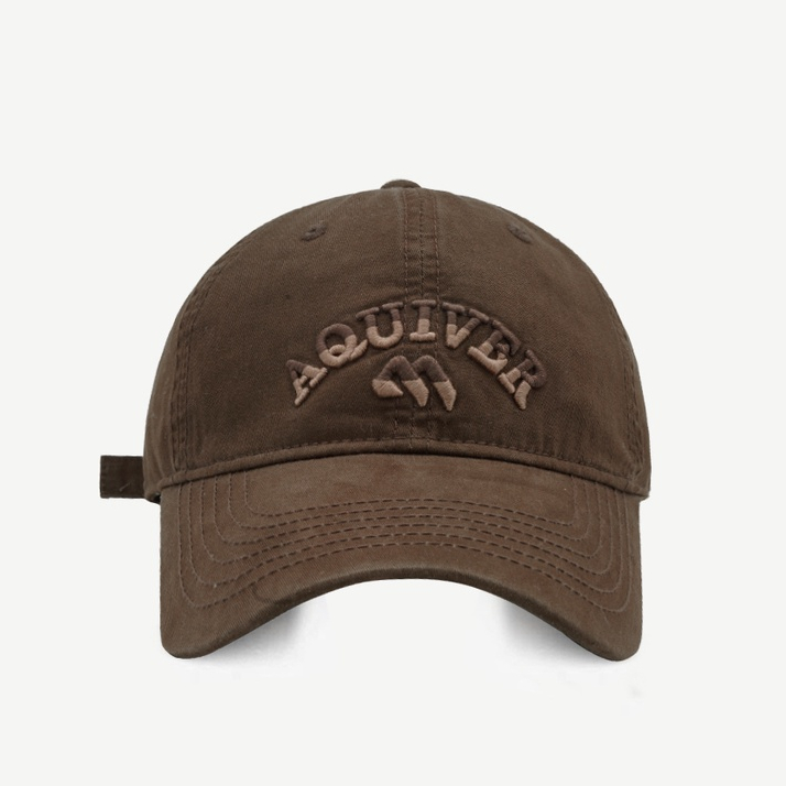 Mũ Lưỡi Trai Mềm Thêu Chữ Ba Chiều Phong Cách Hàn Quốc Thời Trang Mùa Hè Cho Cặp Đôi